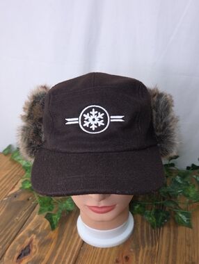 Apollo. Faux Fur Earflap Hat. OSFA. EUC
